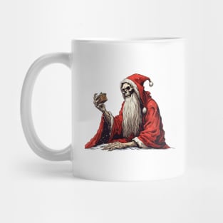 skeleton Santa Claus Mug